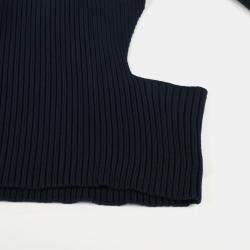 Bottega Veneta Navy Gray Knit Sweater