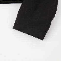 Bottega Veneta Black Cotton Zip-Up Jacket Size 46