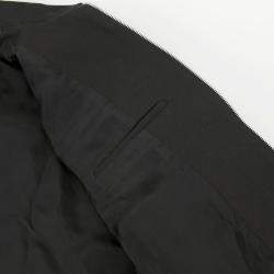 Bottega Veneta Black Cotton Zip-Up Jacket Size 46