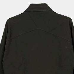 Bottega Veneta Black Cotton Zip-Up Jacket Size 46