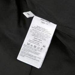 Bottega Veneta Black Cotton Zip-Up Jacket Size 46