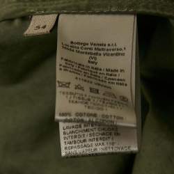 Bottega Veneta Green Washed Cotton Field Jacket XXL