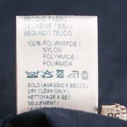 Bottega Veneta Navy Blue Cotton and Mesh Zip-Up Jacket XXXL