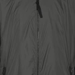 Bottega Veneta Grey Wool and Nylon Front Zip Jacket XXL