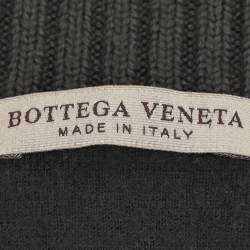 Bottega Veneta Grey Wool and Nylon Front Zip Jacket XXL