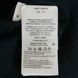 Bottega Veneta Navy Blue Wool Knit Pullover M