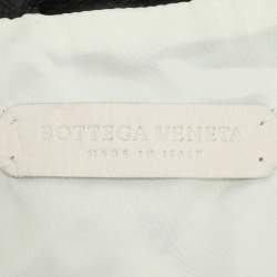 Bottega Veneta Cream Embroidered Leather Jacket S