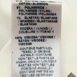 Bottega Veneta Cream Embroidered Leather Jacket S