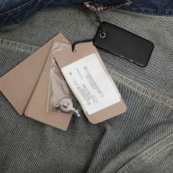 Bottega Veneta Blue Denim Button Front Jacket M