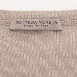 Pre Owned Tom Ford Grey Cashmere Knit Full Sleeve Henley T-Shirt L