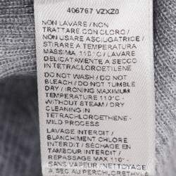 Bottega Veneta Cashmere Knit Henley Neck Full Sleeve T-Shirt L
