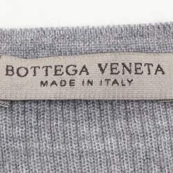 Bottega Veneta Cashmere Knit Henley Neck Full Sleeve T-Shirt L