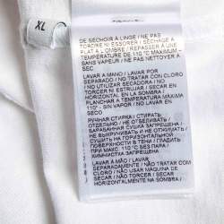 Pre Owned Bottega Veneta White Cotton Long Sleeve T-Shirt XL