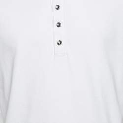 Pre Owned Bottega Veneta White Cotton Long Sleeve T-Shirt XL