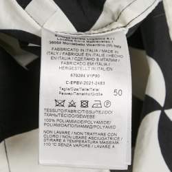 Pre Owned قميص بوتيغا فينيتا بولينغ صناعي بنقشة أحادية اللون مطبوع مقاس كبير