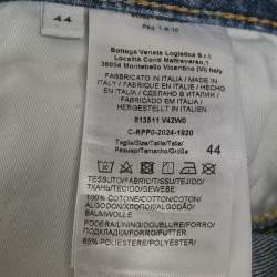 Pre Owned بنطلون بوتيغا فينيتا دنيم أزرق أرجل مستقيمة مقاس صغير (إكس سمول) مقاس خصر 30 بوصة