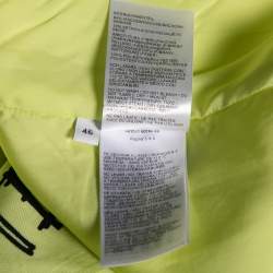 Pre Owned Bottega Veneta Yellow Car Print Synthetic Padded Short Sleeve Shirt S