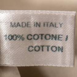 Bottega Veneta Bone White Cotton Pocket Detail Shirt M