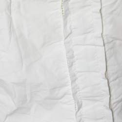 Bottega Veneta White Cotton Cargo Shorts M