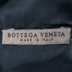 Bottega Veneta Dark Blue Crepe Double Breasted Blazer XS