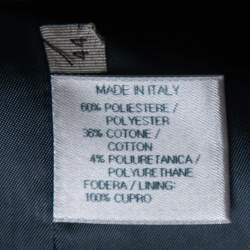 Bottega Veneta Dark Blue Crepe Double Breasted Blazer XS