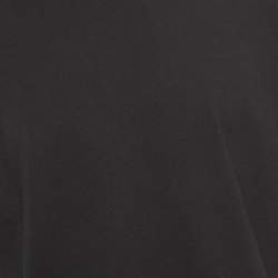 Bottega Veneta Black Cotton Contrast Stitch Detail T-Shirt XL