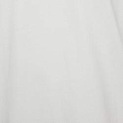 مملوكة مسبقًا Bottega Veneta White Cotton Cotton Contrast Stitch Detail T-Shirt XL