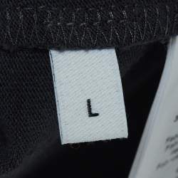 Bottega Veneta Grey Cotton Crew Neck T-Shirt L