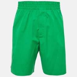 Bottega Veneta Green Cotton Bermuda Shorts M
