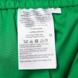 Bottega Veneta Green Cotton Bermuda Shorts M