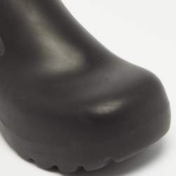 Pre Owned Bottega Veneta Black Rubber Flash Clogs Size 42