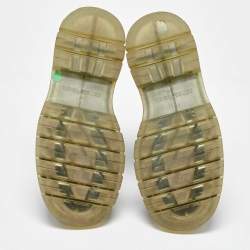 Pre Owned Bottega Veneta Black Leather Tire Chelsea Boots Size 41