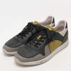 Bottega Veneta Multicolor Perforated Leather Low Top Sneakers Size 40