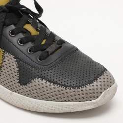 Bottega Veneta Multicolor Perforated Leather Low Top Sneakers Size 40