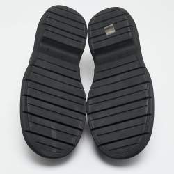 Bottega Veneta Black Brushed Leather Swell Loafers Size 46