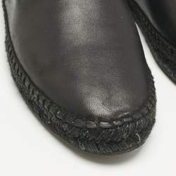 Bottega Veneta Black Intrecciato Leather Slip On Loafers Size 43