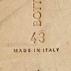 Pre Owned Bottega Veneta Black Intrecciato Leather Slip On Loafers Size 43