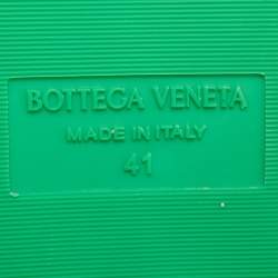 Bottega Veneta Green Shearling Fur Resort Teddy Slides Size 41