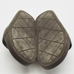 Bottega Veneta Brown Quilted Rubber Pool Slides Size 42
