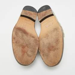 مملوكة مسبقًا حذاء لوفرز بوتيغا فينيتا نوت شامواه رمادي زيتوني سليب أون مقاس 42