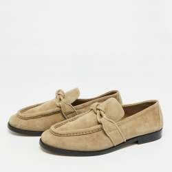 مملوكة مسبقًا حذاء لوفرز بوتيغا فينيتا نوت شامواه رمادي زيتوني سليب أون مقاس 42