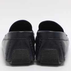 مملوكة مسبقًا حذاء لوفرز بوتيغا فينيتا جلد أزرق كحلي بيني مقاس 41.5