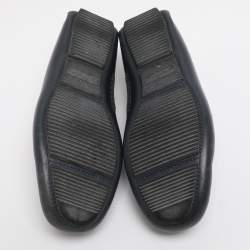 مملوكة مسبقًا حذاء لوفرز بوتيغا فينيتا جلد أزرق كحلي بيني مقاس 41.5