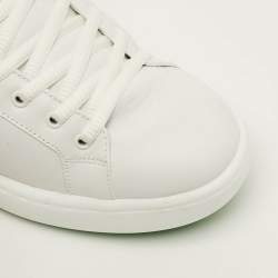 مملوكة مسبقًا Bottega Veneta Pillow Size 43 White Leather Low Top Sneakers
