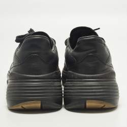 مملوكة مسبقًا Bottega Veneta Speedster Size 45.5 Black Leather Low Top Sneakers