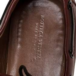 مملوكة مسبقًا حذاء لوفرز بوتيغا فينيتا دريفينغ جلد أنترشياتو بني محمر مقاس 43