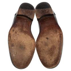 مملوكة مسبقًا حذاء لوفرز بوتيغا فينيتا بيني جلد أسود مقاس 42.5