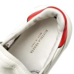 مملوكة مسبقًا Bottega Veneta Tricolor Mesh and Leather Speedster Sneakers Size 43.5