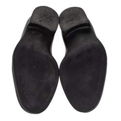 Pre Owned حذاء لوفرز بوتيغا فينيتا جلد أنترشياتو أسود مقاس 46