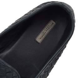 Pre Owned حذاء سليبرز سموكينغ بوتيغا فينيتا جلد انترشياتو كحلي مقاس 40